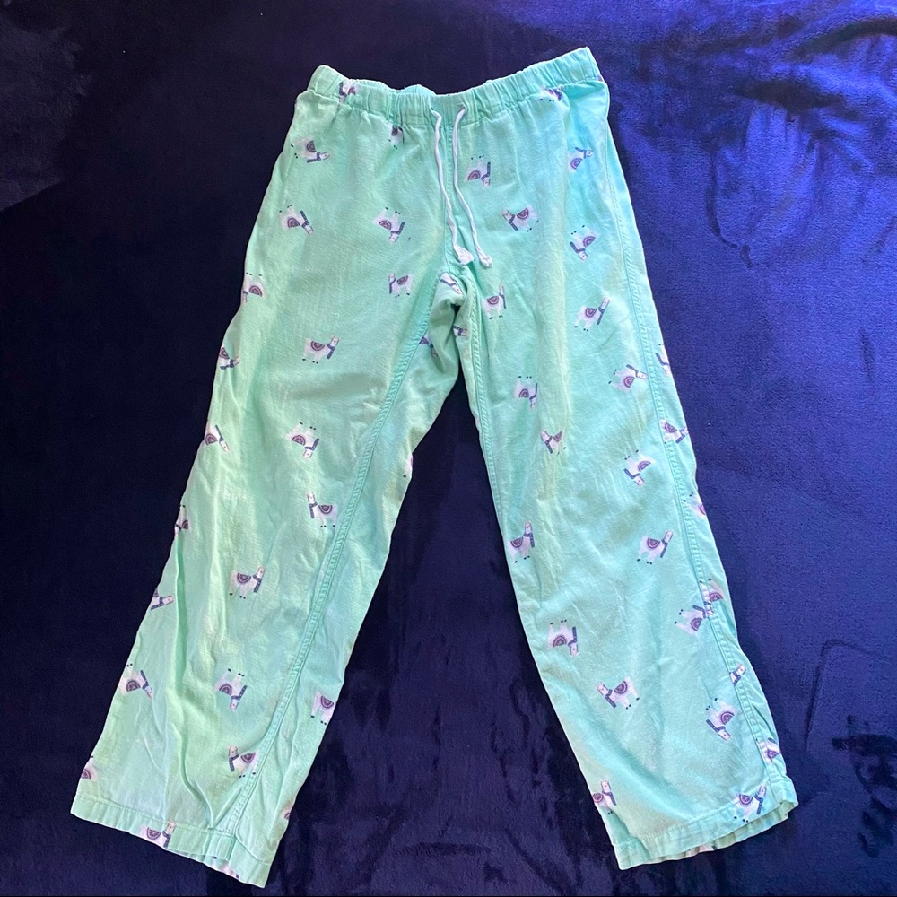 J Crew FaLaLa Llama Cotton Pajama Pants